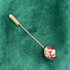 Vintage Enamelled Hat Pin