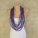 Ink Rope Necklace Infinity Loop Scarf Neckwarmer Versatile - Etsy