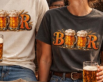 Lustiges Bierkrug-Sweatshirt, Pullover für Bierliebhaber, Retro-Bierkunst-T-Shirt, Oktoberfest-T-Shirt, Geschenk-T-Shirt für Brauer, Geschenk-Shirt für Freunde zum Bierfestival