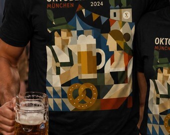 Gauguin Oktoberfest-Sweatshirt, Bauhaus-Kunst-Pullover, Münchner Bierfest-T-Shirt, Bayern-Erlebnis-Sweatshirt, Geschenk-Pullover für Kunstgeschichtsfans