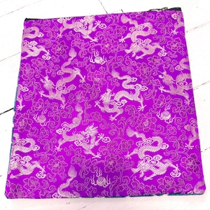 one of a kind / animal print / chinoiserie / pouch / purse pouch / zipper bag / travel bag / cosmetic bag / charger bag / sml tote