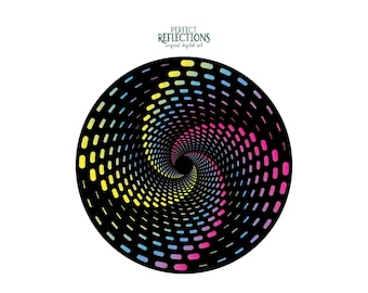 Hypnotic Spiral PNG – Zen Vortex Trippy Sublimation Design | Instant Digital Download