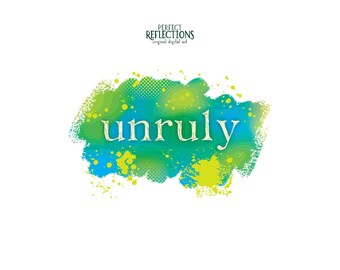 Rebellious Word Art PNG – Graffiti Sublimation & DTF Design | Instant Digital Download