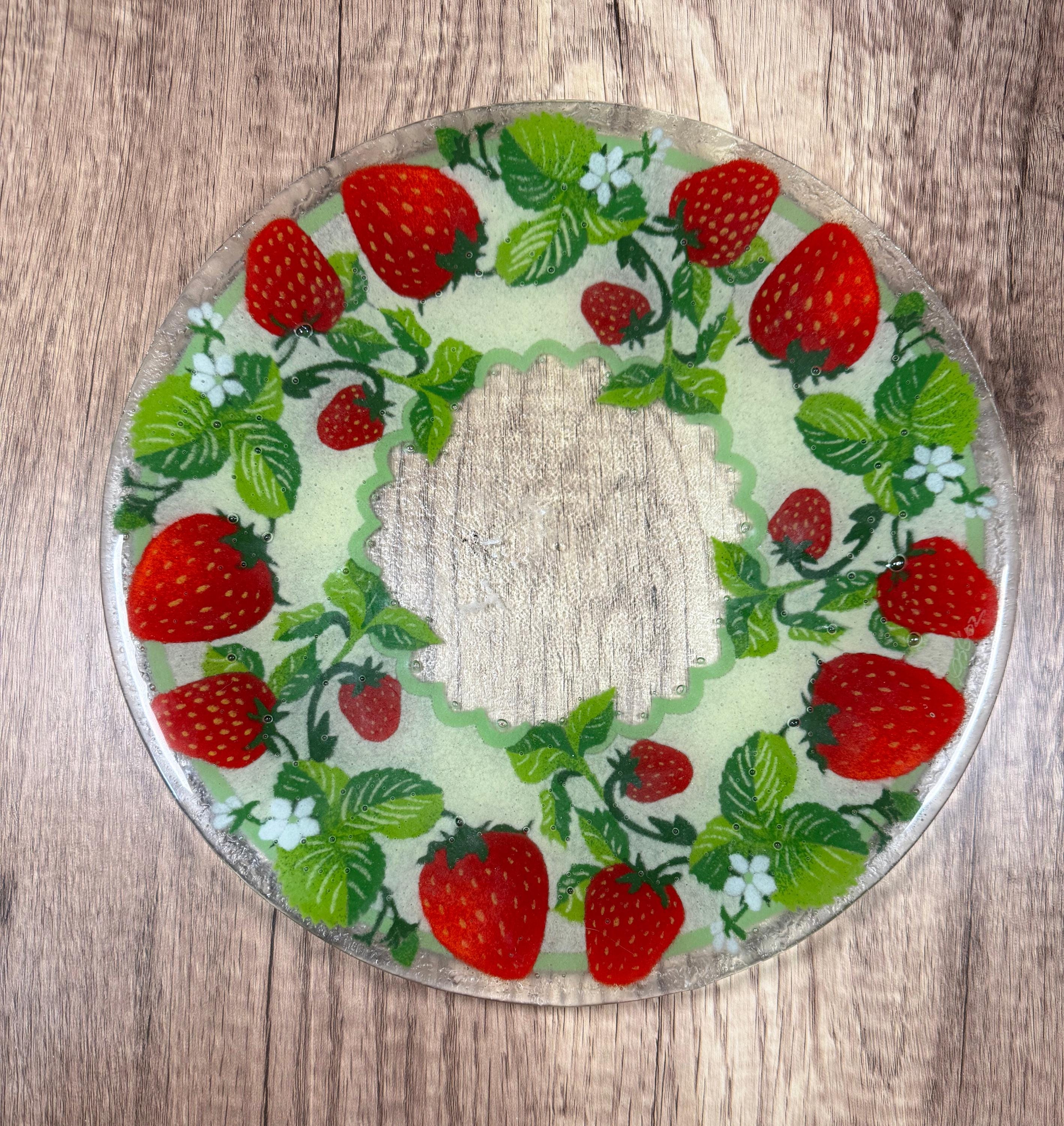 Peggy Karr Glass Plates - Etsy