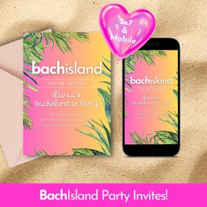 Love Island Party Invitation: Customizable Canva Template (Instant Download)