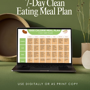 7-Day 1000 Calorie Meal Plan: Weight Loss Nutrition Guide (PDF Download)