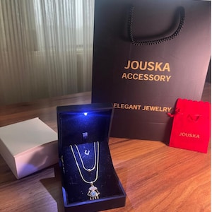 Hamsa Hand Necklace – Protective Amulet Jewelry for Women – Evil Eye Pendant – Gold & Silver Options – JOUSKA ICONS Collection