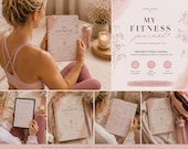 Fitness Journal for Women | Workout Tracker & Progress Log | Gym Planner Printable | Weight Loss and Strength Training Tracker | Weight Lift