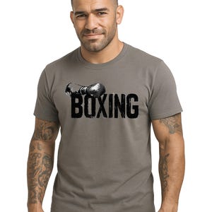 BOXING Graphic Tee, Vintage Boxing Glove Design, Boxer Workout Shirt, Boxing Shirt, Fighter Gym Tee, Boxing Fitness Tee, Boxer's Tee