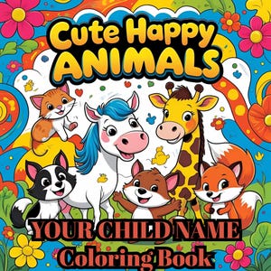 Personalisiertes Malbuch für Kinder/Persönliches Namensmalbuch/Persönliches Malbuch mit dem Namen Ihres Kindes/Erstellen Sie Ihr Eigenes Malbuch