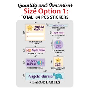 Daycare Labels for Kids, Custom Kindergarten  School Label, Waterproof Name Sticker, Custom Name Tags, Back to School Stickers, School Label