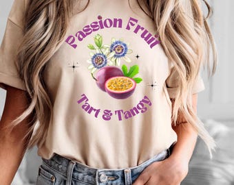 Passion Fruit T-Shirt: Vintage Tropical Fruit Tee, Cottagecore Charm