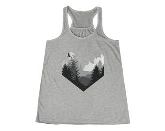 Débardeur fluide Mountain Forest, Débardeur femme Nature Lovers