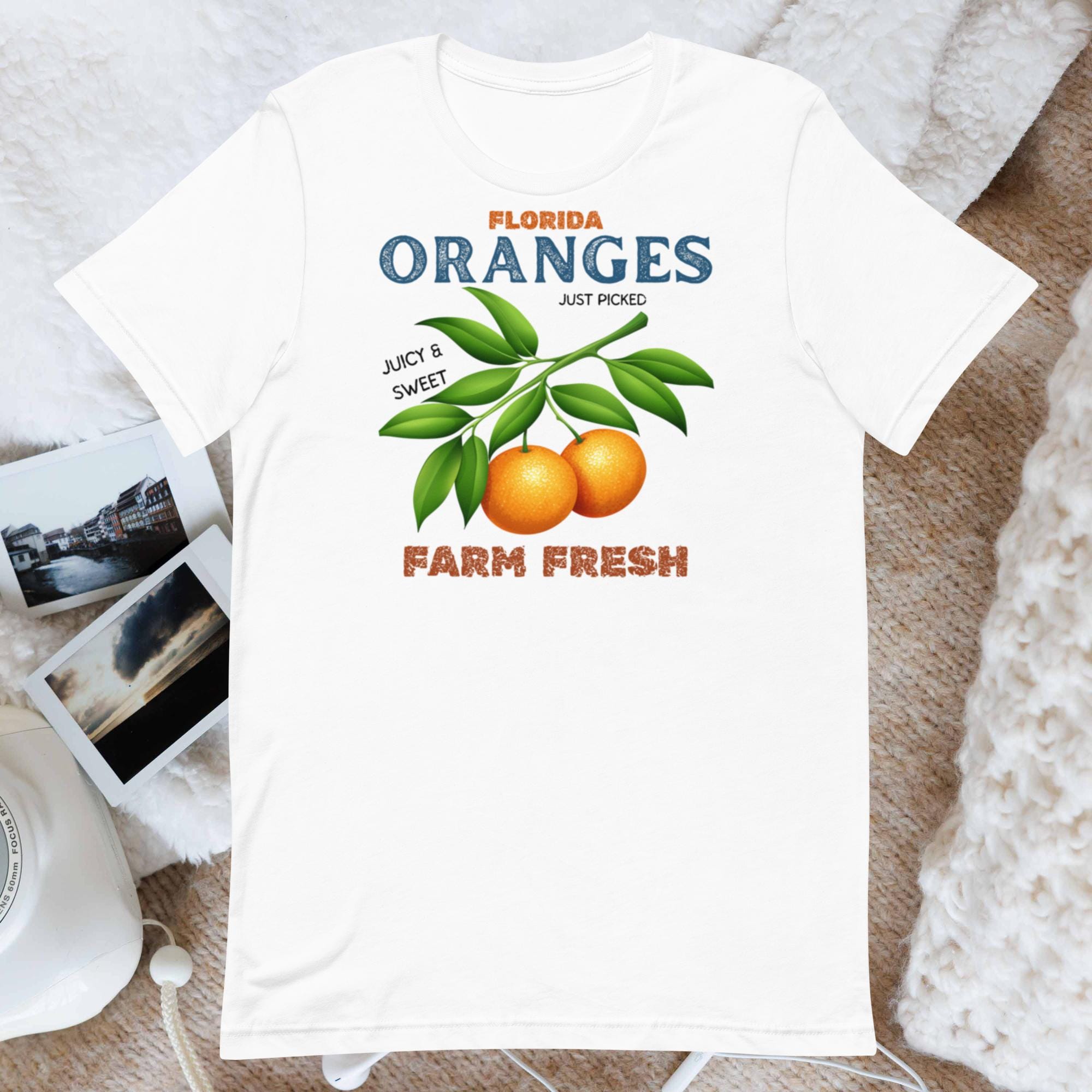 Vintage Orange Fruit T-shirt: Farm Stand Foodie Tee - Etsy