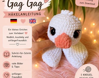 Gag Gag - The Little Duck (Beginner Friendly) | Crochet Pattern (PDF) | German & English