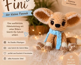 Fini – the desert fox | Crochet pattern (PDF)