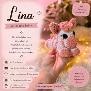 Lina- das Zebra  (Anfänger freundlich) |Häkelanleitung (PDF)