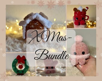 Crochet pattern bundle – Winter/Christmas set
