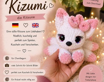 Kizumi - die kleine Kitsune (Anfänger freundlich) |Häkelanleitung (PDF) | Deutsch & Englisch