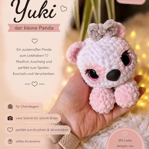 Yuki der kleine Panda- Häkelanleitung (PDF)