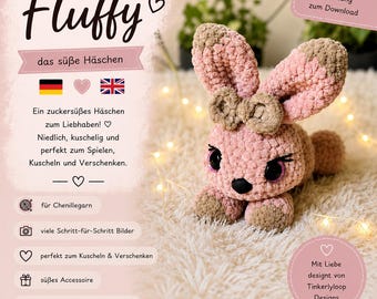 Fluffy – the Baby Bunny | Crochet Pattern (PDF) | German & English