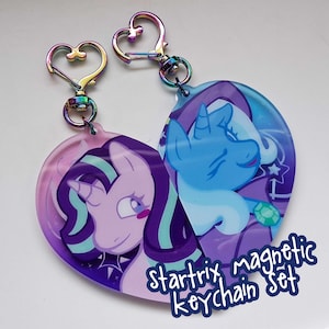B GRADES | My Little Pony Startrix Matching Magnetic Keychain Set
