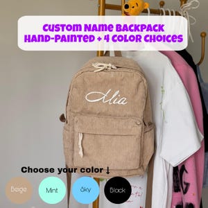 Personalized Kid BackPack, School Bag, Custom Toddler Backpack, Back to School, Kids Backpack, Kids Gift,Birthday Gift For Girls
