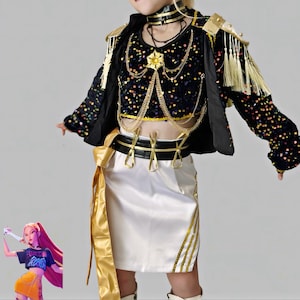 Sparkly Girls’ Performance Costume – Christmas Dance or Stage Outfit