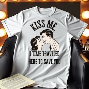 Time Traveler Kiss Tee