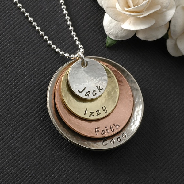 •LITTLE ECLIPSE•  mixed metal necklace