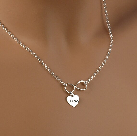 Infinite Love Charm .925 Sterling Silver Delicate Heart Pendant Necklace Chain Infinite Love Charm .925 Sterling Silver Delicate Heart Pendant Necklace Chain