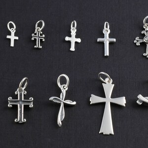 Add a Charm Small Cross 12mm x 7mm image 3