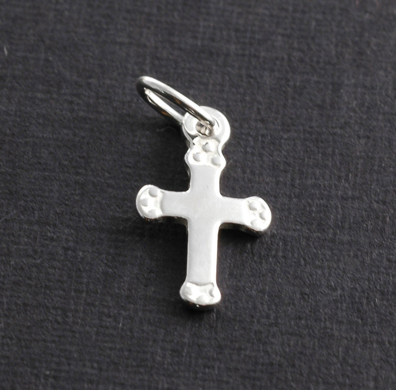 Add a Charm Small Cross 12mm x 7mm image 1