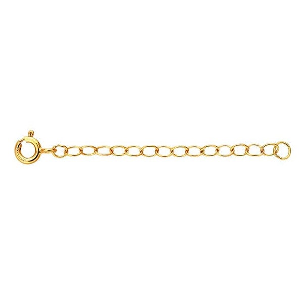 1 or 2 or 3 inch Gold-filled extender chain