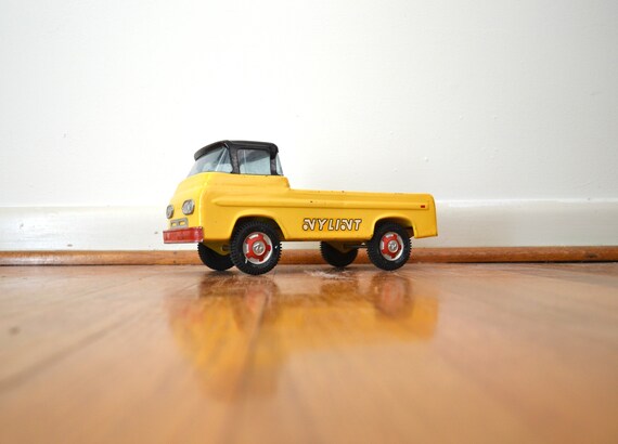 Vintage Nylint Yellow Ford Econoline Pickup Truck Toy