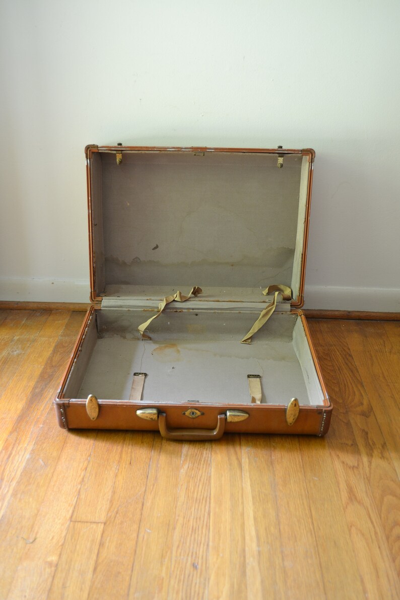 Samsonite Vintage Leather Suitcase