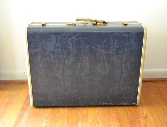 Blue Samsonite Blue Suitcase