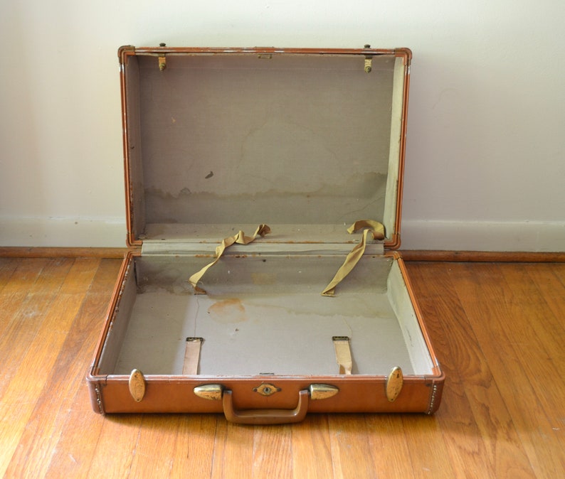 Samsonite Vintage Leather Suitcase