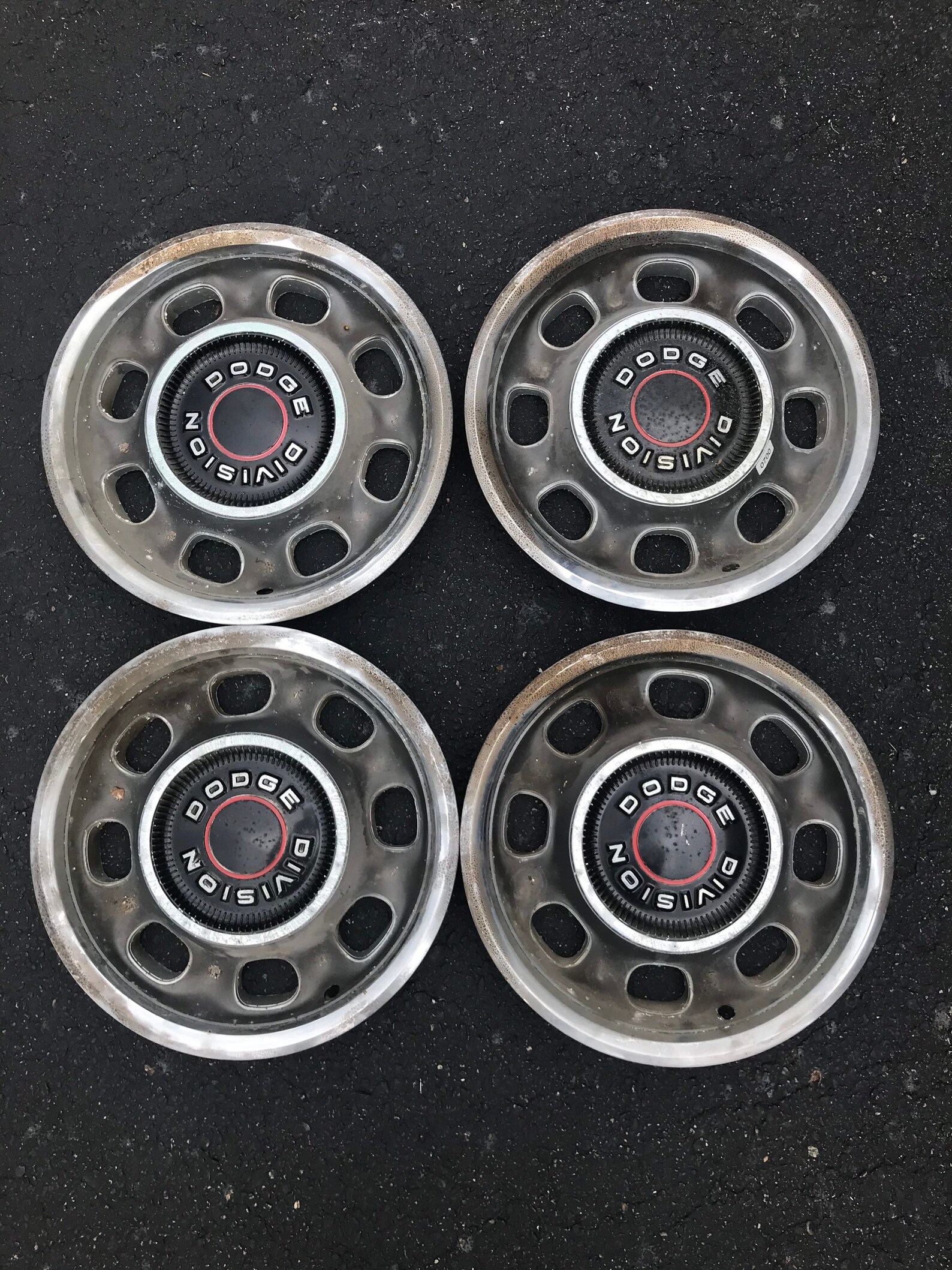 Dodge Division Hub Caps Set of Four Etsy
