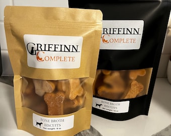 Galletas de caldo de huesos: premios caseros para perros con ingredientes limitados y en lotes pequeños