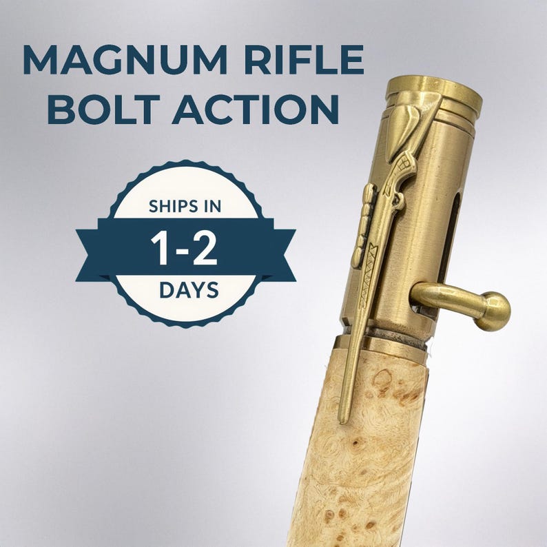 Handmade Bolt-Action Rifle Pen