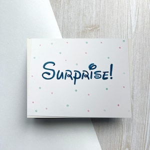 Tarjeta de ocasión personalizada, sobre y mensaje escrito a mano / Incluye sello y envío