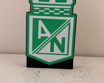 Medellin Football Fan Decor - 3D Castle Crest Wall Art - Colombian Soccer Inspired Gift