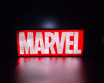 3D Printed Backlit logo | Unique Fan Art Lamp