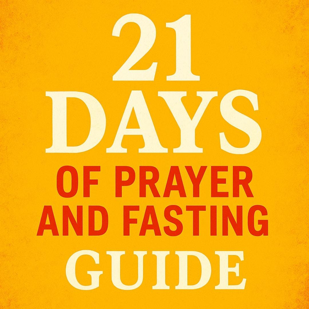 21 Days of Prayer and Fasting Guide – Printable PDF Devotional ...