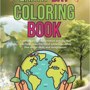 Earth Day Coloring Book for Kids: Eco Activity Pages (PDF Download A4 Size)