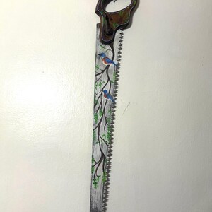 Hand painted saw