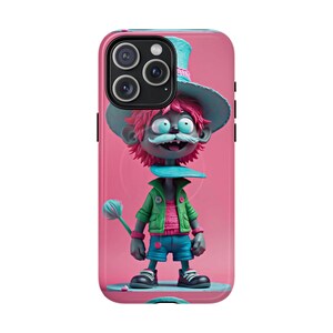 Funny Cartoon Character Phone Case, Tough Magnetic Cases, Cute Phone Cover, Gift for Cartoon Lovers, Unique Phone Accessories, Birthday Gift