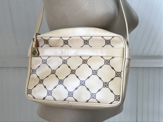 Sac Givenchy Vintage Leather Logo Shoulder Bag - Gem