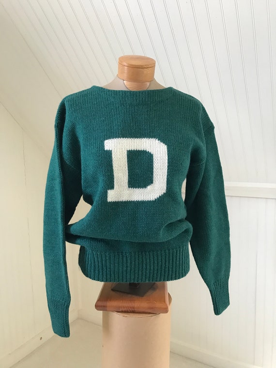 Unworn Vintage 1990s Dartmouth Varsity Wool Boatn… - image 2